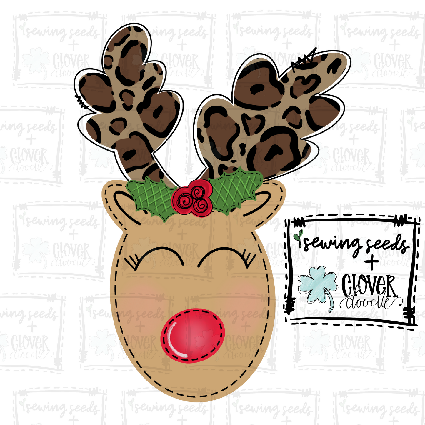 {Christmas Reindeer Girl} SS+CD