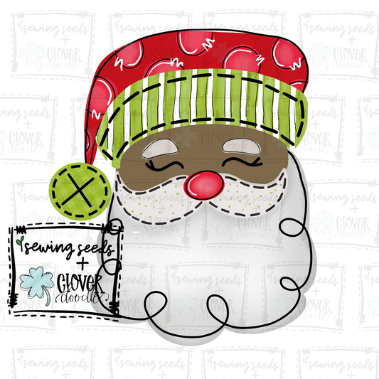 {Christmas Santa Brown} SS+CD