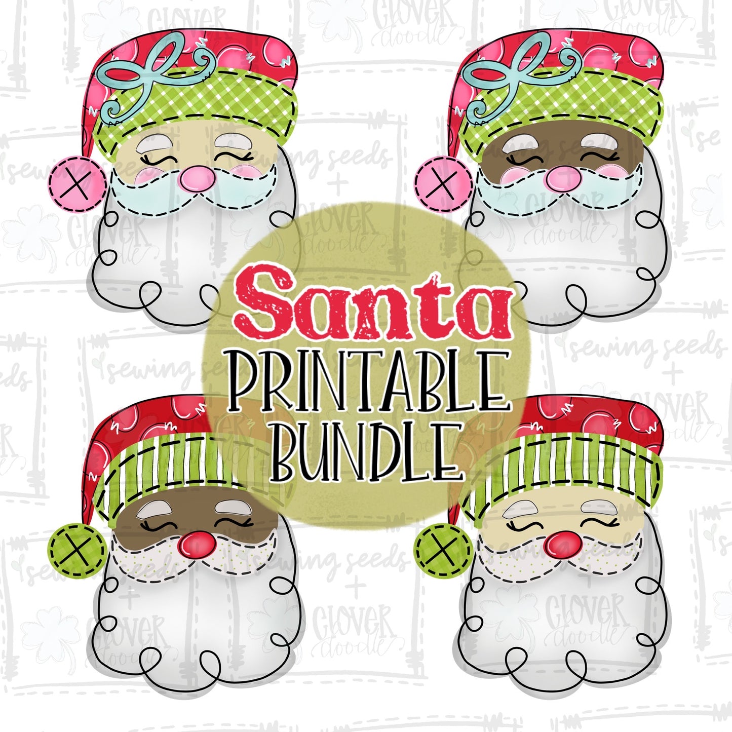 {Christmas Santa Bundle} SS+CD