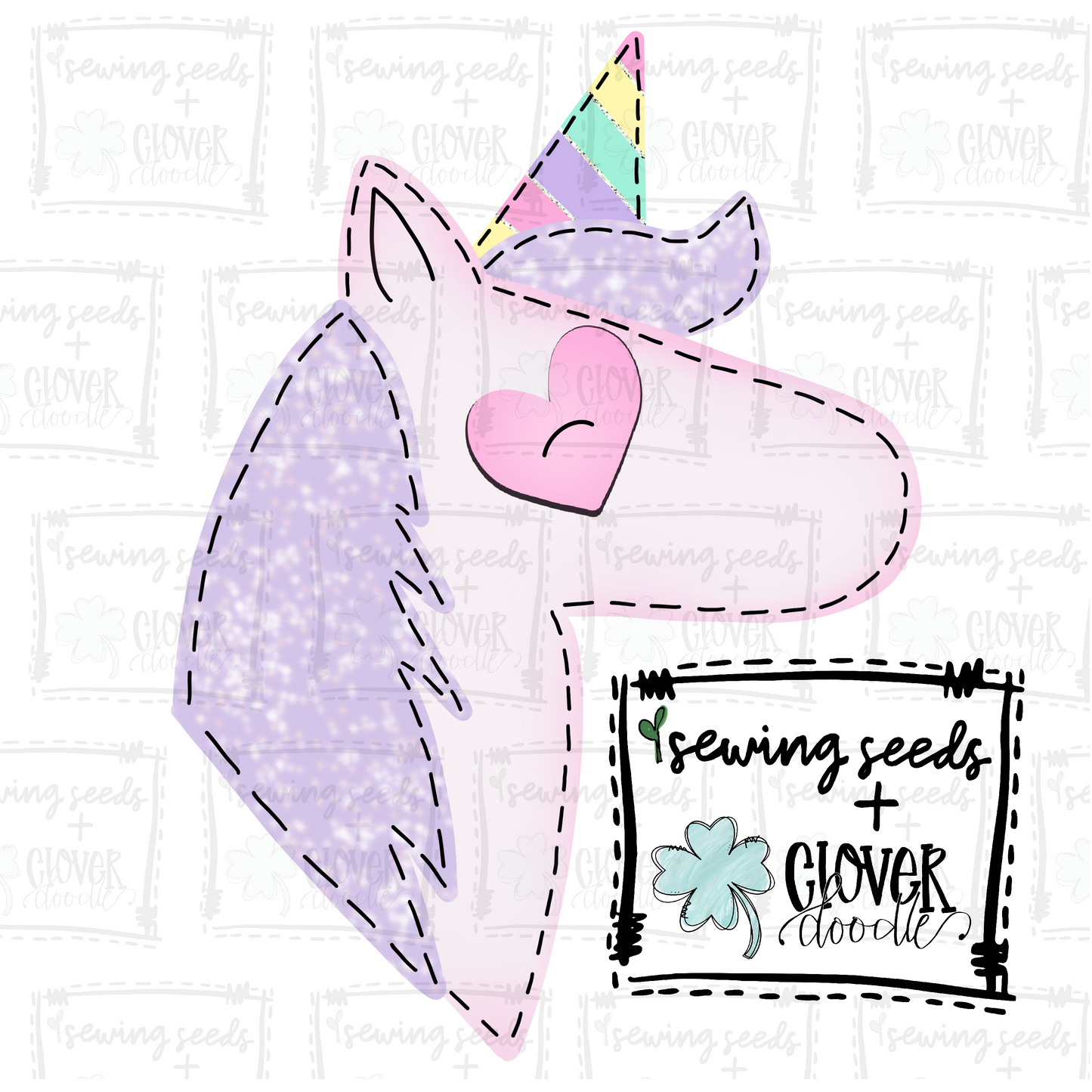 {Pastel Rainbow Unicorn}  SS+CD