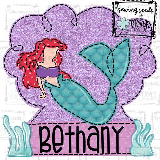 {Birthday EXCLUSIVE Ariel- Inspired}  SS+CD