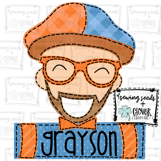 {Birthday EXCLUSIVE Blippi- Inspired}  SS+CD