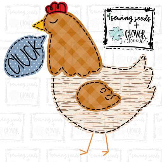 {Chicken W/Text Bubble} SS+CD