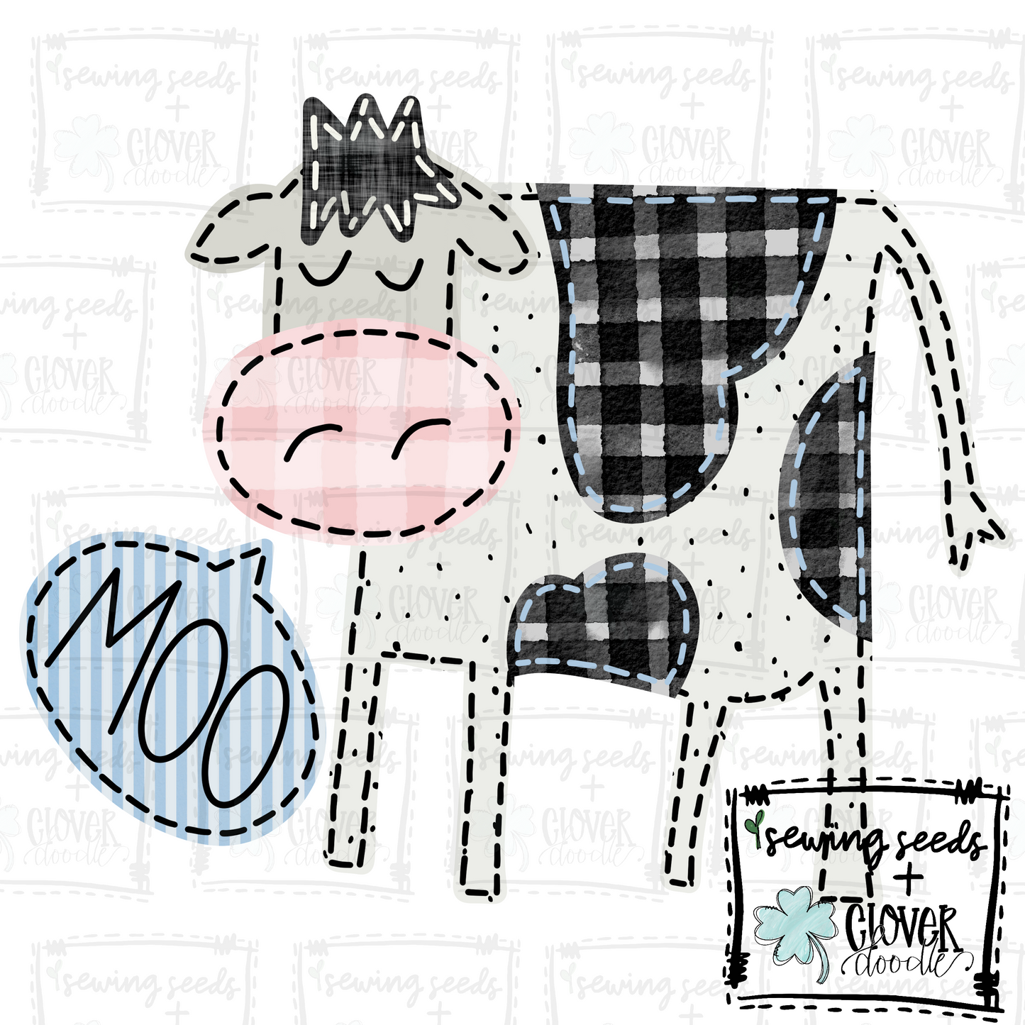 {Cow W/Text Bubble} SS+CD