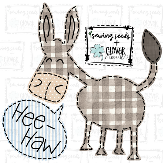 {Donkey W/Text Bubble} SS+CD