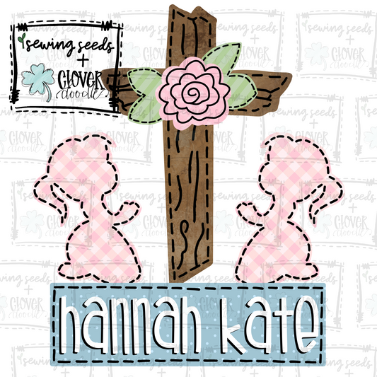 {Child Of God Trio w/Nameplate- Girl}  SS+CD