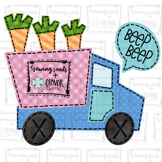 {Easter Dump Truck- Girl} SS+CD