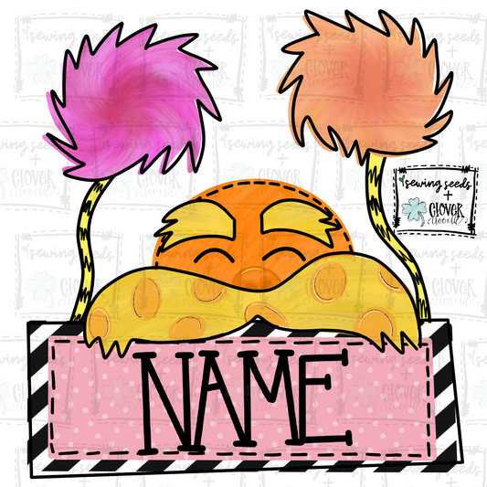 {EXCLUSIVE Inspired Lorax w/Nameplate- Girl}  SS+CD