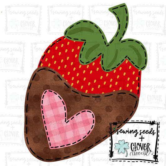 {Valentine Chocolate Covered Strawberry}  SS+CD