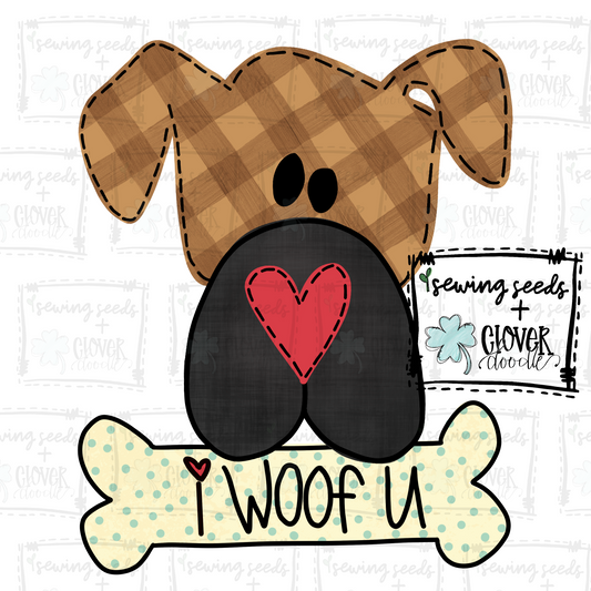 {Valentine Pup Leo- i woof u}  SS+CD