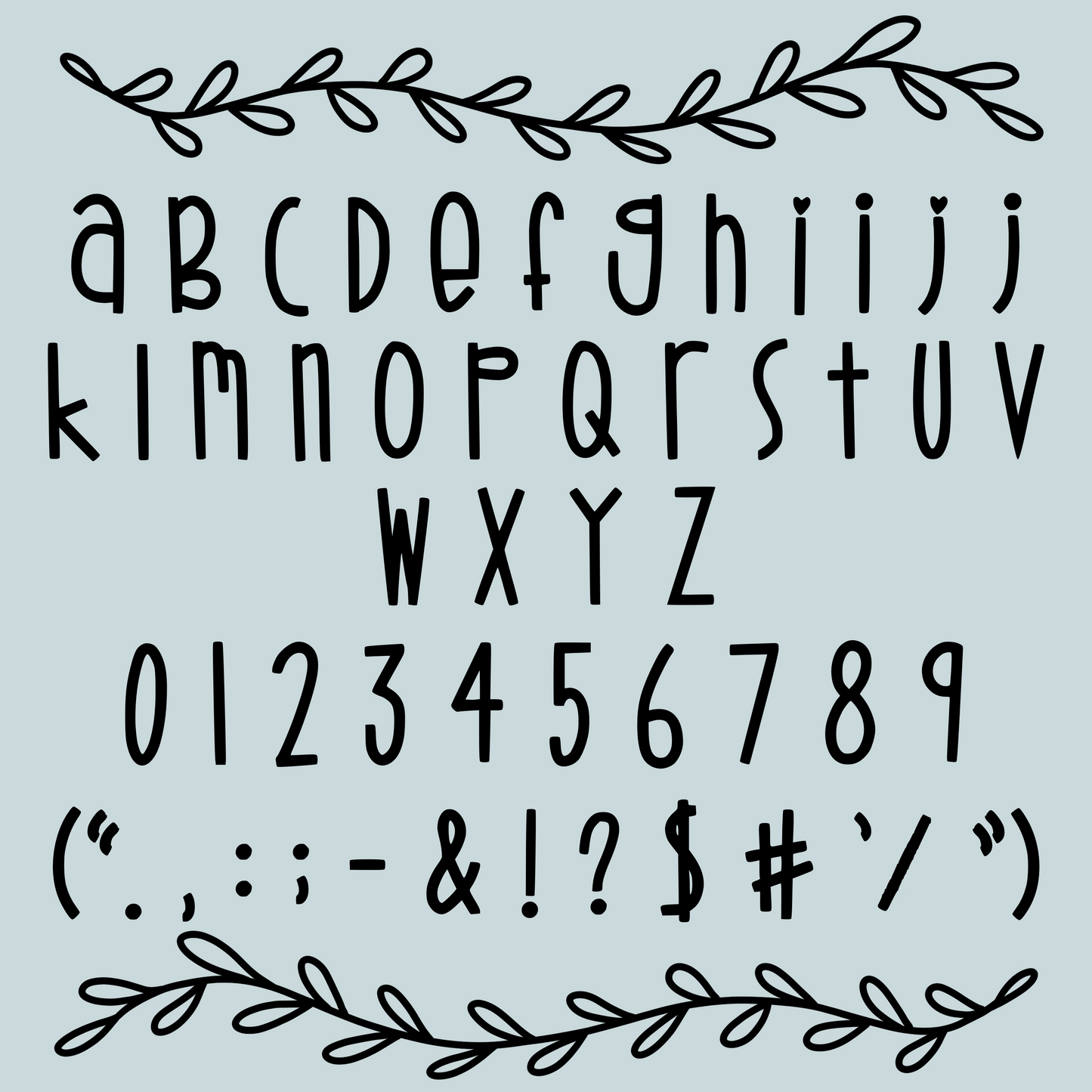 {Skinny Seeds} OTF Hand-lettered Font- SS+CD