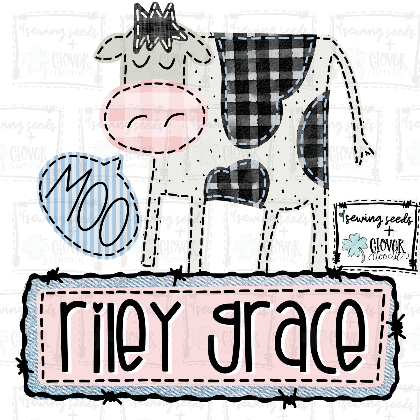 {Cow W/Text Bubble} SS+CD